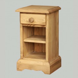 Chevet 1 Tiroir Étagère H54