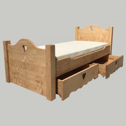 Lit 90 CDG 2 Tiroirs PM