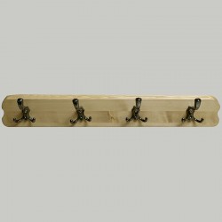 Porte Manteaux 4 Patères Métal
