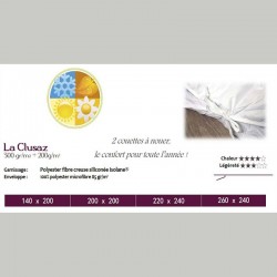 Couette Synthétique LA CLUSAZ