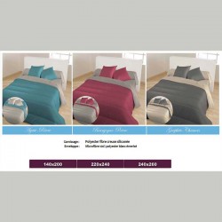 Couette Microfibre BICOLORE