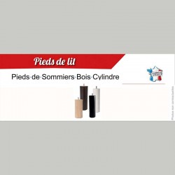 Pieds Bois Cylindrique D60
